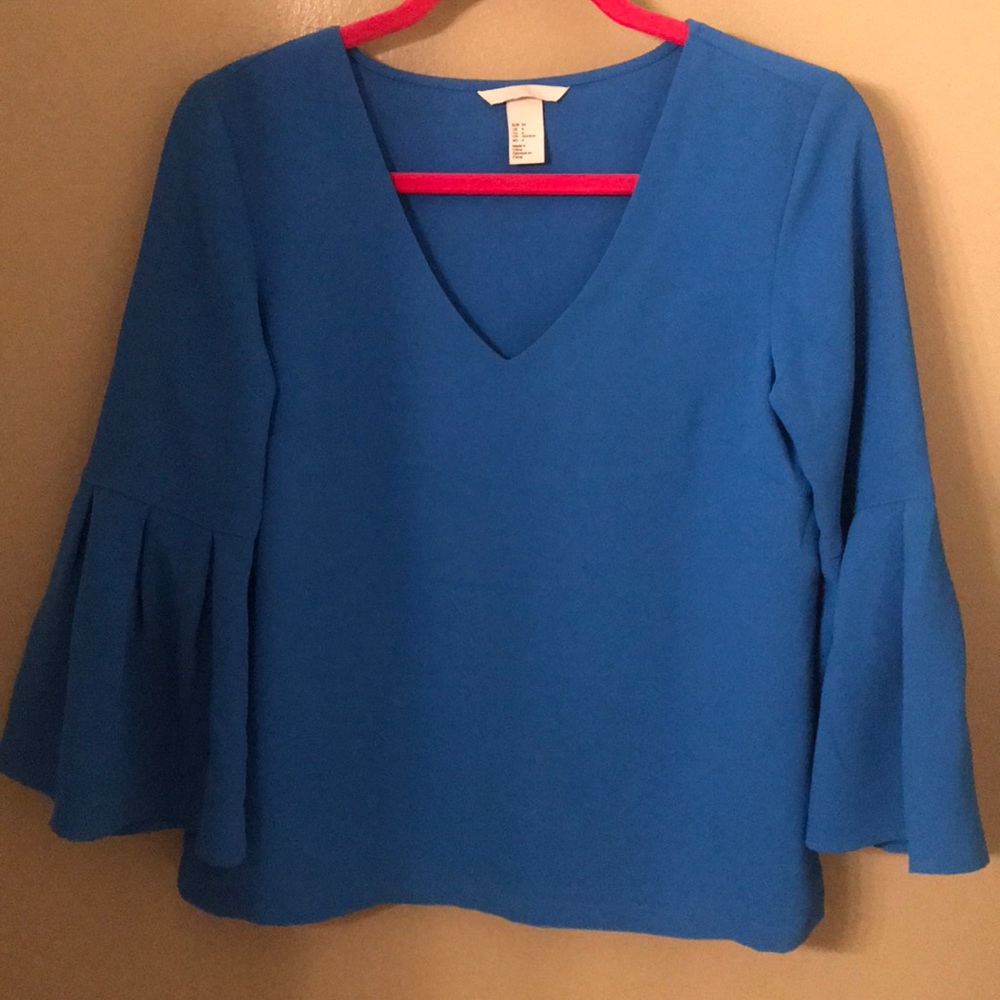 H&M blue blouse